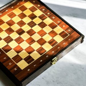 شطرنج و تخت نرد چوبی
