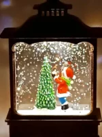 دکوری رومیزی بابانوئل و درخت کریسمس