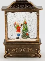 دکوری رومیزی بابانوئل و درخت کریسمس
